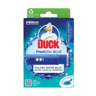 Toilettenreiniger Duck fresh discs Farbe Wasser blau 36ml