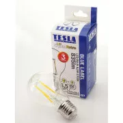 Tesla - LED-Glühbirne CRYSTAL RETRO BULB E27, 6, 5W, 230V, 835lm, 25 000h, 2700K warmweiß, 360°, klar