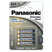 PANASONIC Alkaline Batterien Everyday Power LR03EPS / 4BP AAA 1,5V (Blister 4 Stück)