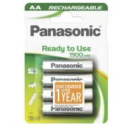PANASONIC Akku (gebrauchsfertig) HHR-3MVE / 4BC 1900mAh AA 1,2V (Blister 4 Stück)