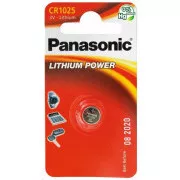 PANASONIC Lithiumbatterie (Knopf) CR-1025EL / 1B 3V (Blister 1Stk)