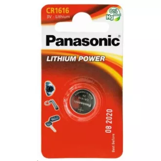 PANASONIC Lithiumbatterie (Knopf) CR-1616EL / 1B 3V (Blister 1Stk)