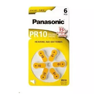 PANASONIC Zink-Luft-Batterie PR-230 (10) / 6LB AAA 1, 2V (Blister 6 Stück) PANASONIC Zink-Luft-Batterie PR-230 (10) / 6LB AAA 1, 2V (Blister 6 Stück)