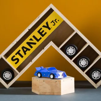 Stanley Jr. OK013-SY Bausatz, Rennwagen, Holz Stanley Jr. OK013-SY Bausatz, Rennwagen, Holz
