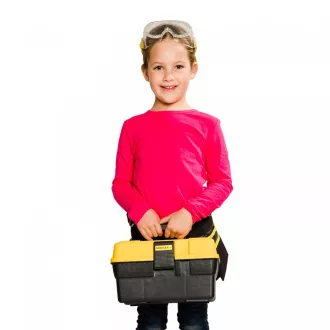 Stanley Jr. TBS001-05-SY Kinderwerkzeuge, 5 Stück, gelb und schwarz Stanley Jr. TBS001-05-SY Kinderwerkzeuge, 5 Stück, gelb und schwarz