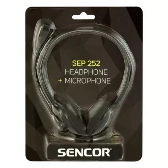 SEP 252 KOPFHÖRER + MIKROFON-SENCOR