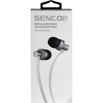SEP 300 MIC WHITE MET KOPFHÖRER SENCOR