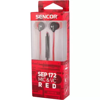 SEP 172 VCM ROTER KOPFHÖRER SENCOR