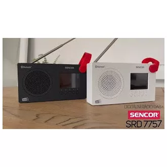 SRD 7757B DAB/FM RADIO SENCOR