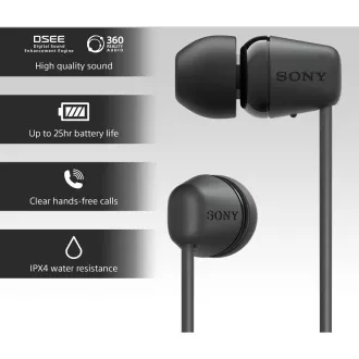 WIC100B.CE7 schwarz BT-Kopfhörer Sony