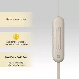 WIC100C.CE7 grau Kopfhörer Sony