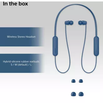 WIC100L.CE7 blau BT Kopfhörer Sony