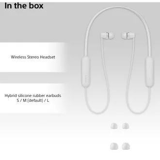 WIC100W.CE7 weiß BT-Kopfhörer Sony
