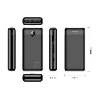 YPB 3018 Powerbank 18W 30 000mAh YENKEE YPB 3018 Powerbank 18W 30 000mAh YENKEE