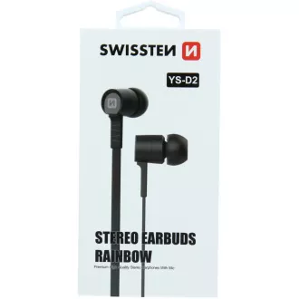 OHRSTÖPSEL RAINBOW YS-D2 SCHWARZ SWISSTEN OHRSTÖPSEL RAINBOW YS-D2 SCHWARZ SWISSTEN