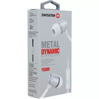 OHRSTÖPSEL DYNAMISCH YS500 SILV/WH SWISSTEN OHRSTÖPSEL DYNAMISCH YS500 SILV/WH SWISSTEN