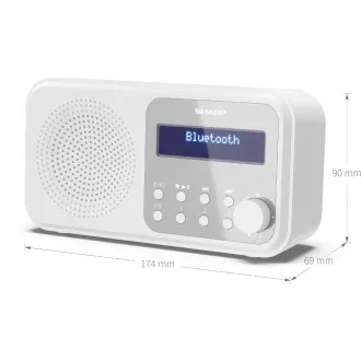 DR-P420WH FM/DAB RADIOEMPFÄNGER SCHARF