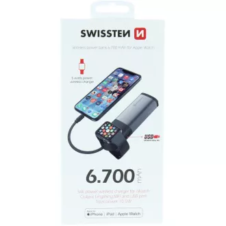 2in1 APP.W.MFi POW.BANK 6700mAh SWISSTEN 2in1 APP.W.MFi POW.BANK 6700mAh SWISSTEN