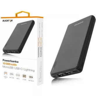 Powerbank 10000mAh 3in1 ALIGATOR Powerbank 10000mAh 3in1 ALIGATOR