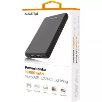 Powerbank 10000mAh 3in1 ALIGATOR Powerbank 10000mAh 3in1 ALIGATOR