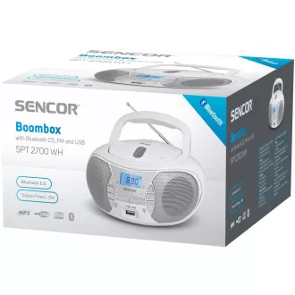 SPT 2700 WH MIT CD/MP3/USB/BT SENCOR