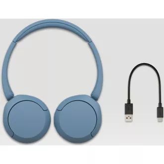 WH CH520 blauer Bluetooth-Kopfhörer SONY