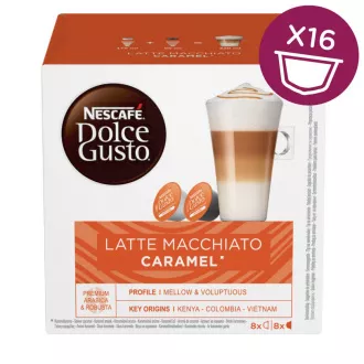 DOLCE G.LATMACH.CARAMEL CAP. 16K NESCAFÉ DOLCE G.LATMACH.CARAMEL CAP. 16K NESCAFÉ