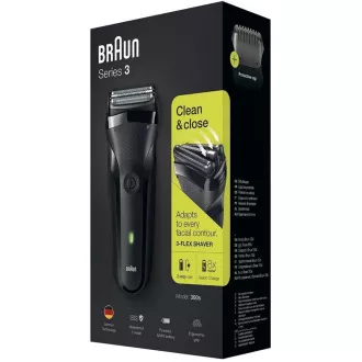 SERIE 3 300S SCHWARZ RASIERER BRAUN SERIE 3 300S SCHWARZ RASIERER BRAUN