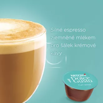 DOLCE G. FLACHE WEISSE KAPSELN 16 STÜCK NESCAFÉ