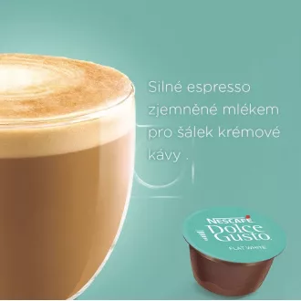 DOLCE G. FLACHE WEISSE KAPSELN 16 STÜCK NESCAFÉ