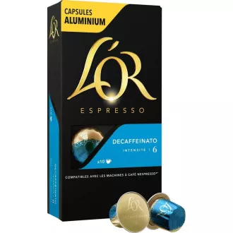 NESPRESSO DECAFFENAITO KAPSELN 10 Stück LOR