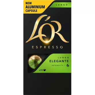 NESPRESSO LUNGO ELEGANTE KAPSELN 10 Stück LOR NESPRESSO LUNGO ELEGANTE KAPSELN 10 Stück LOR