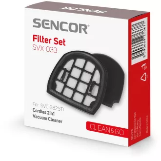 SVX 033 Filterset für SVC 8825TI SENCOR SVX 033 Filterset für SVC 8825TI SENCOR