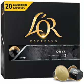 NESPRESSO ONYX KAPSELN 20 Stück LOR