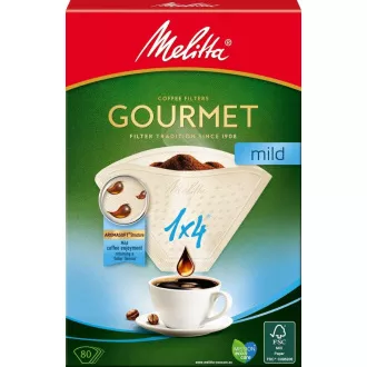 FILTER GOURMET MILD 1X4 / 80 MELITTA FILTER GOURMET MILD 1X4 / 80 MELITTA
