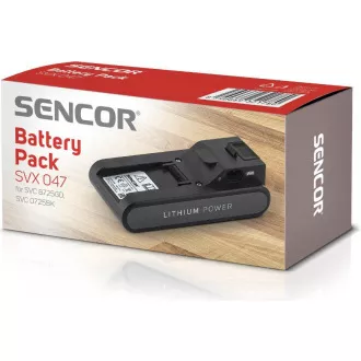 SVX 047 Ersatzbatterie. SVC 0725/87xx SENCOR SVX 047 Ersatzbatterie. SVC 0725/87xx SENCOR