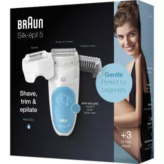 SILK-ÉPIL 5-605 BLAU EPILIERER BRAUN SILK-ÉPIL 5-605 BLAU EPILIERER BRAUN