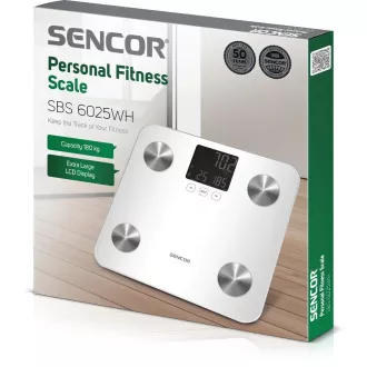 SBS 6025WH SENCOR Personenwaage SBS 6025WH SENCOR Personenwaage