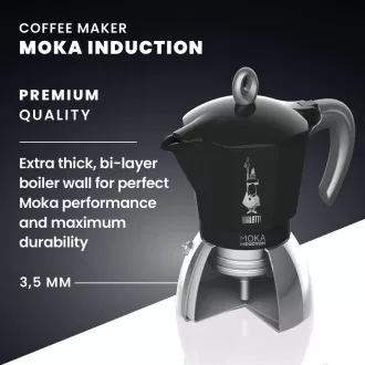 INDUKTION SCHWARZ 2P. MOKA TEEKANNE BIALETTI INDUKTION SCHWARZ 2P. MOKA TEEKANNE BIALETTI