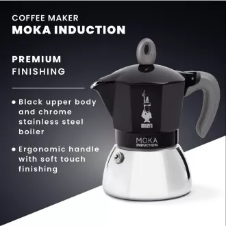 INDUKTION SCHWARZ 2P. MOKA TEEKANNE BIALETTI INDUKTION SCHWARZ 2P. MOKA TEEKANNE BIALETTI