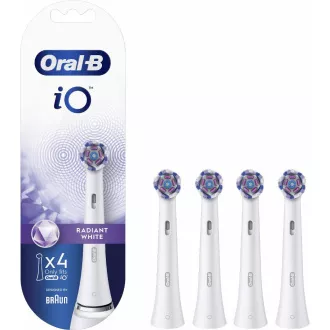 IO RAD. WEISS ERSATZ KÖPFE 4PCS ORAL-B