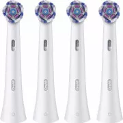 IO RAD. WEISS ERSATZ KÖPFE 4PCS ORAL-B