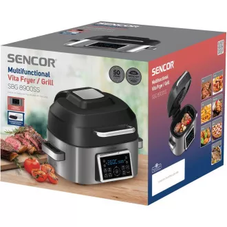 SBG 8900SS Multifunktions-Friteuse/Grill SENCOR