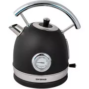 HILUXE-5 EDELSTAHL-WASSERKOCHER SCHWARZ ORAVA
