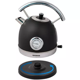 HILUXE-5 EDELSTAHL-WASSERKOCHER SCHWARZ ORAVA HILUXE-5 EDELSTAHL-WASSERKOCHER SCHWARZ ORAVA
