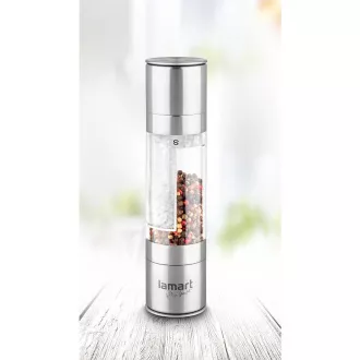LT7014 GRINDER 2X100ML EDELSTAHLROHR LAMART LT7014 GRINDER 2X100ML EDELSTAHLROHR LAMART
