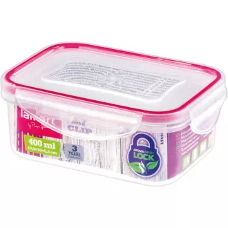 LT6006 BOX RECHTECKIG 400ML CLIP LAMART