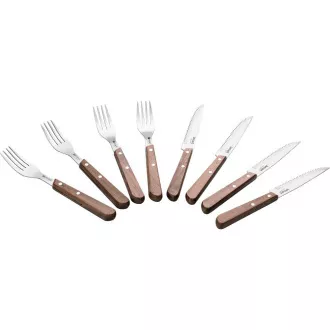 LT2062 STEAK BESTECK 8STK. NUSSBAUM LAMART