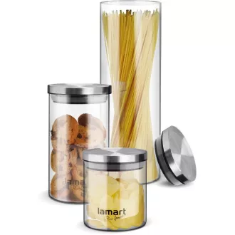 LT6025 SET 3 BOXEN RUND PEUT LAMART