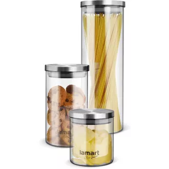LT6025 SET 3 BOXEN RUND PEUT LAMART
